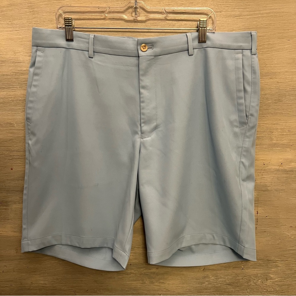 Peter Millar Pale Blue Chino Shorts Size‎ 38 Like New